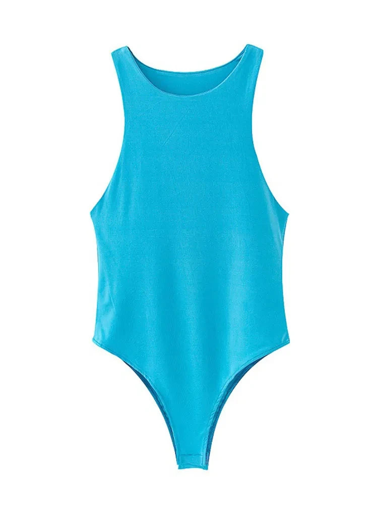 Slim Fit Casual Bodysuit
