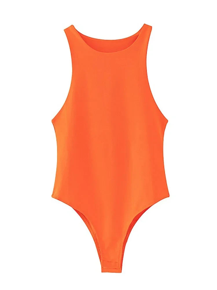 Slim Fit Casual Bodysuit