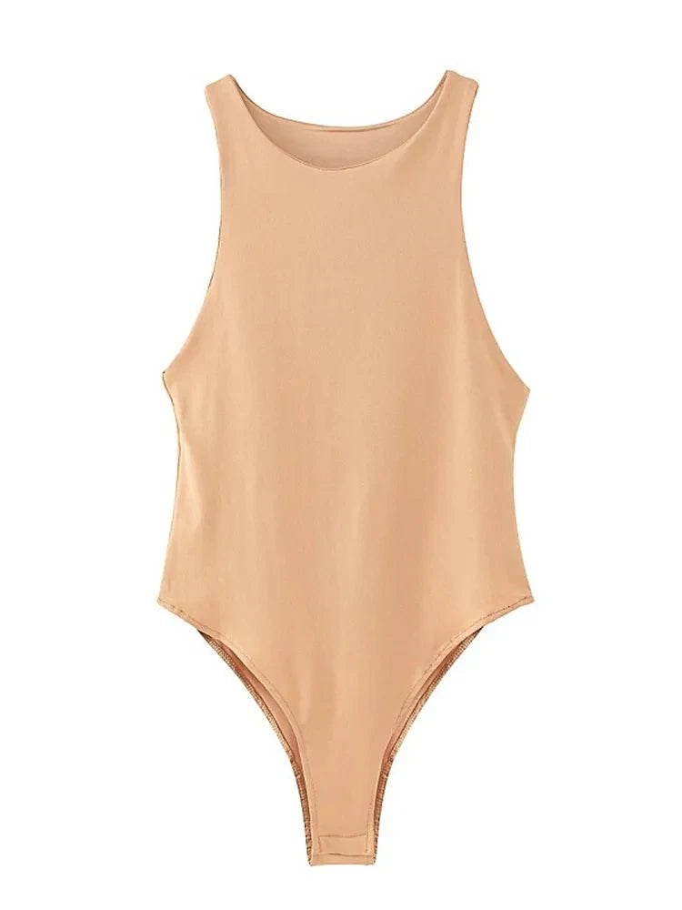 Slim Fit Casual Bodysuit