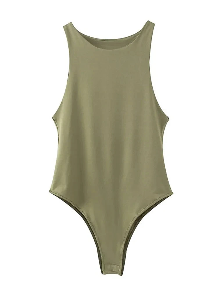 Slim Fit Casual Bodysuit