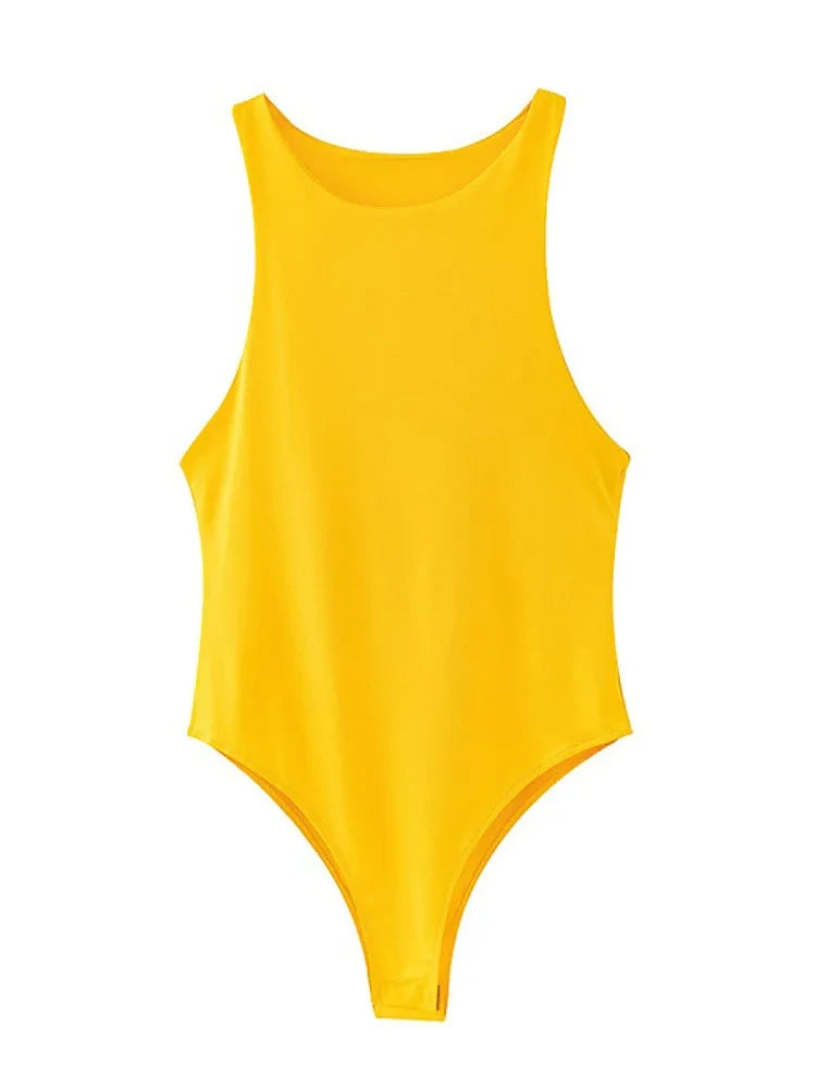 Slim Fit Casual Bodysuit