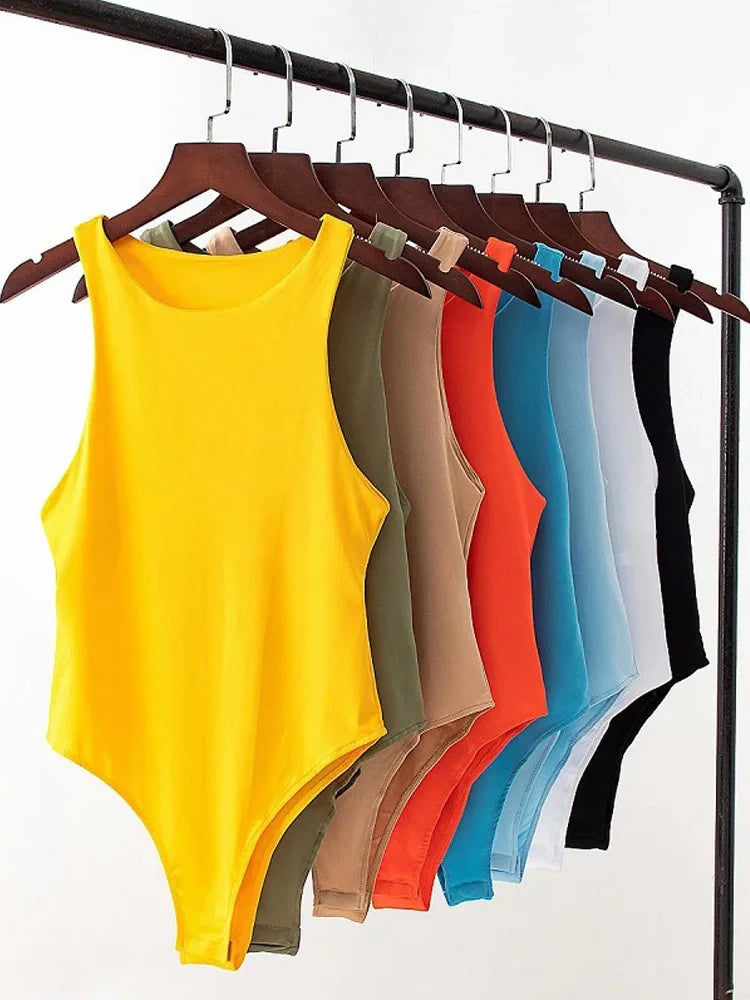 Slim Fit Casual Bodysuit