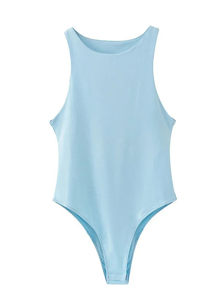 Slim Fit Casual Bodysuit