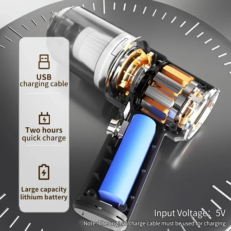 Portable Wireless Car Vacuum